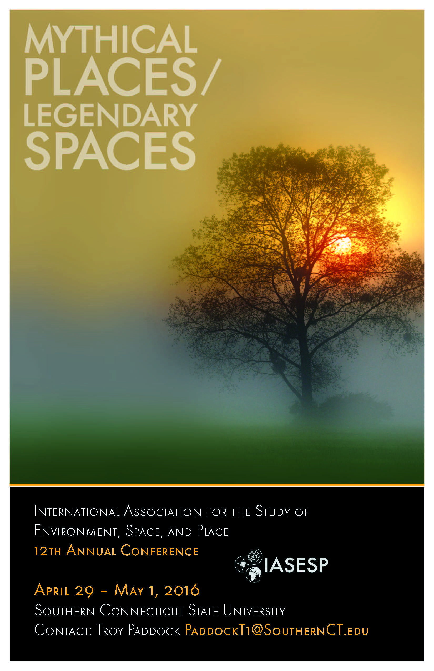 Poster: Mythical Places/Legendary Spaces