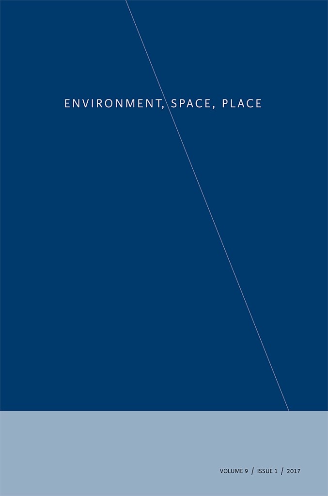 Environment, Space, Place journal cover